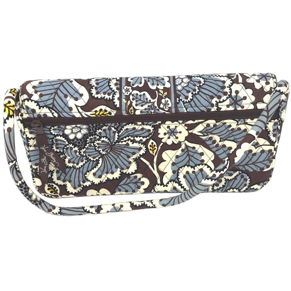 Vera Bradley “Knot Just A Clutch” Slate Blue and Brown Handbag/Clutch-NWOT - Picture 3 of 8